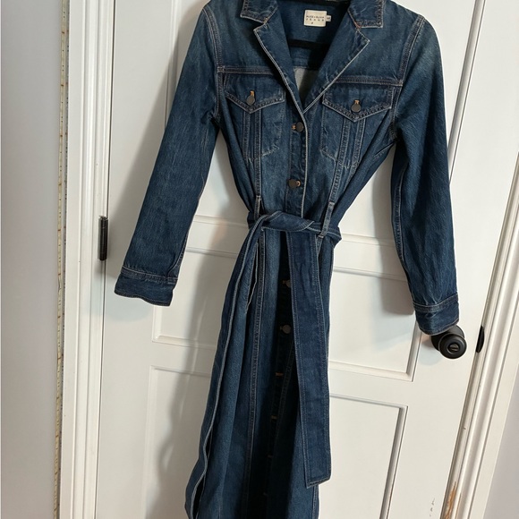 Alice + Olivia Blue Denim Maxi Dress - Picture 5 of 6